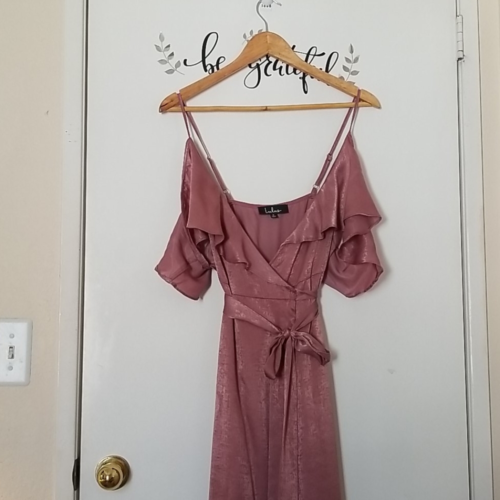 Lulu's Dusty Pink Dress